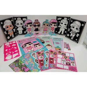 L.O.L. Surprise! Activity Packs Lot of 4 with All Four Collectable Characters